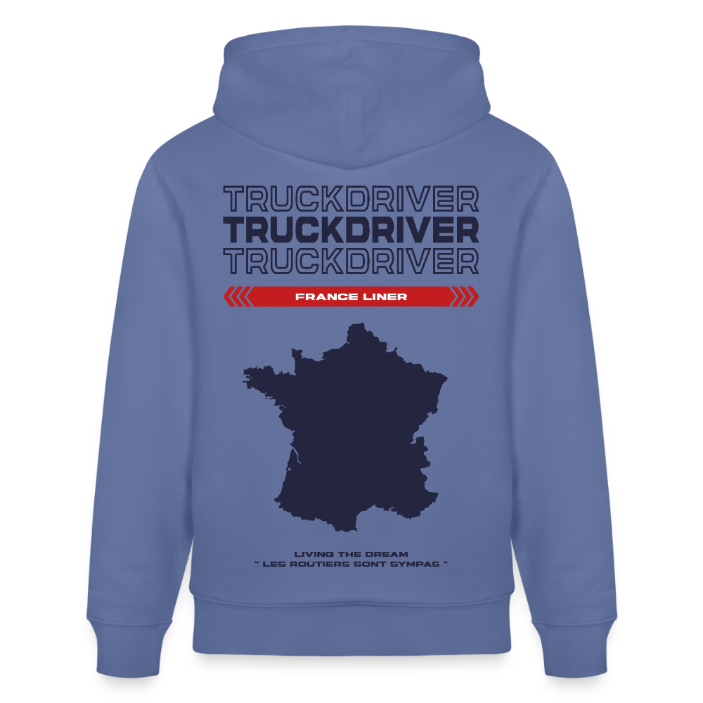 FRANCE Liner - Hoodie (more colors) - bright blue