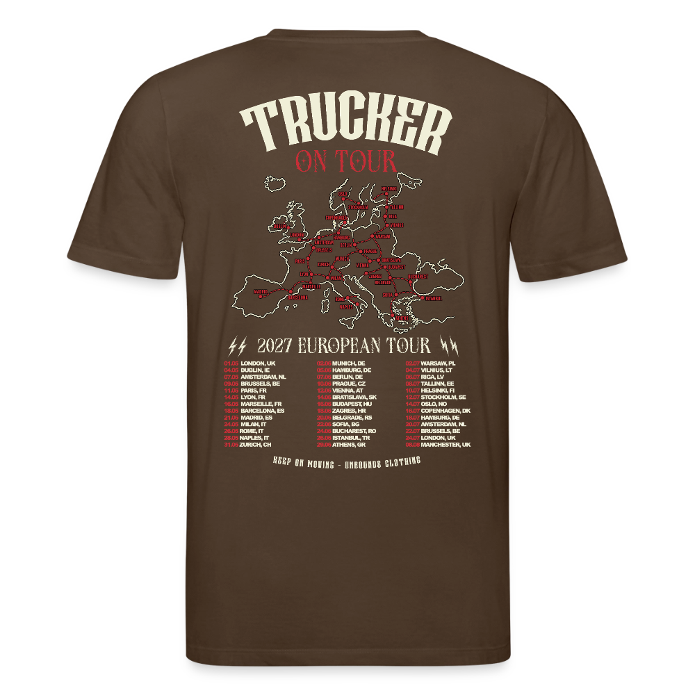 2027 - TRUCKER ON TOUR - T-SHIRT (LIMITED EDITION) - mocha