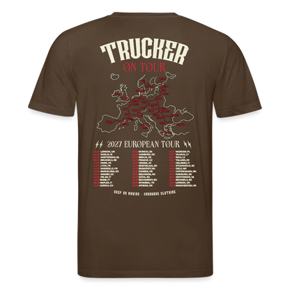 2027 - TRUCKER ON TOUR - T-SHIRT (LIMITED EDITION) - mocha