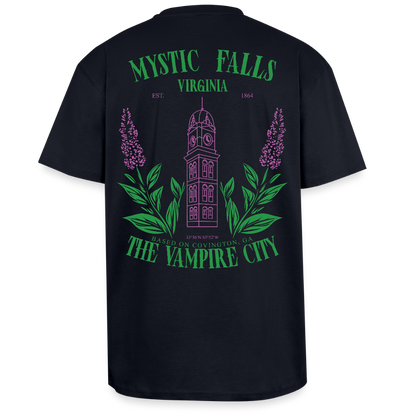 MYSTIC FALLS - THE VAMPIRES DIARIES - T-SHIRT - french navy