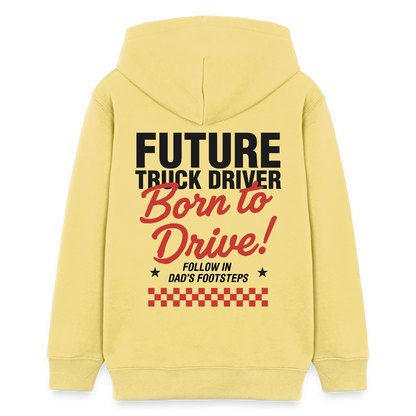 BORN TO DRIVE (DAD) - Teenagers Hoodie - viva yellow 