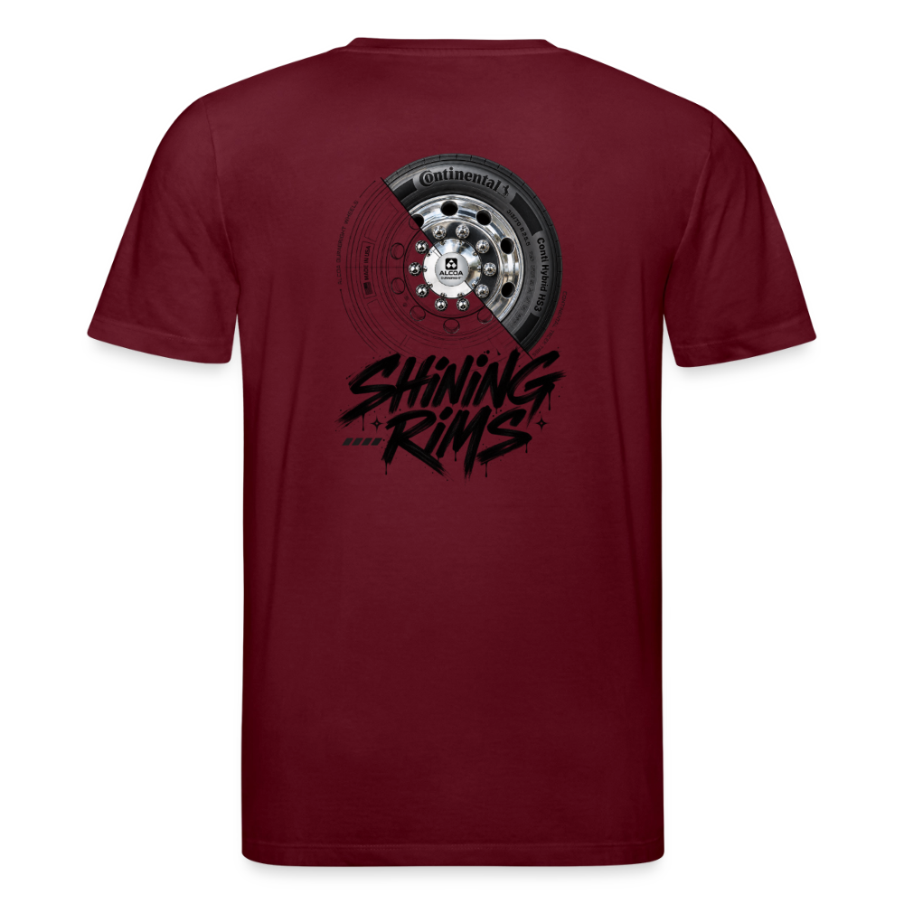 SHINING RIMS - T-shirt - burgundy