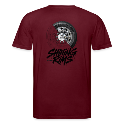 SHINING RIMS - T-shirt - burgundy