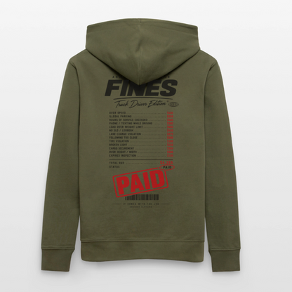 FINES COLLECTOR - Hoodie - khaki green