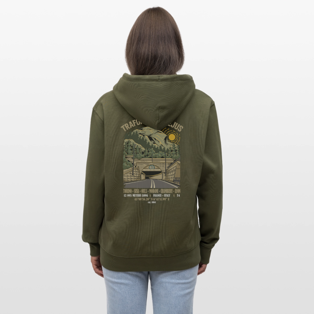 BEYOND FREJUS - Zipped Hoodie - khaki