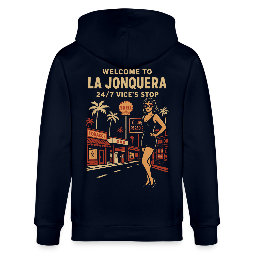 LA JONQUERA - Zipped Hoodie - navy