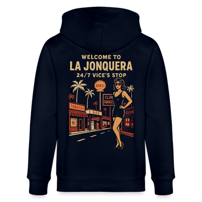 LA JONQUERA - Zipped Hoodie - navy