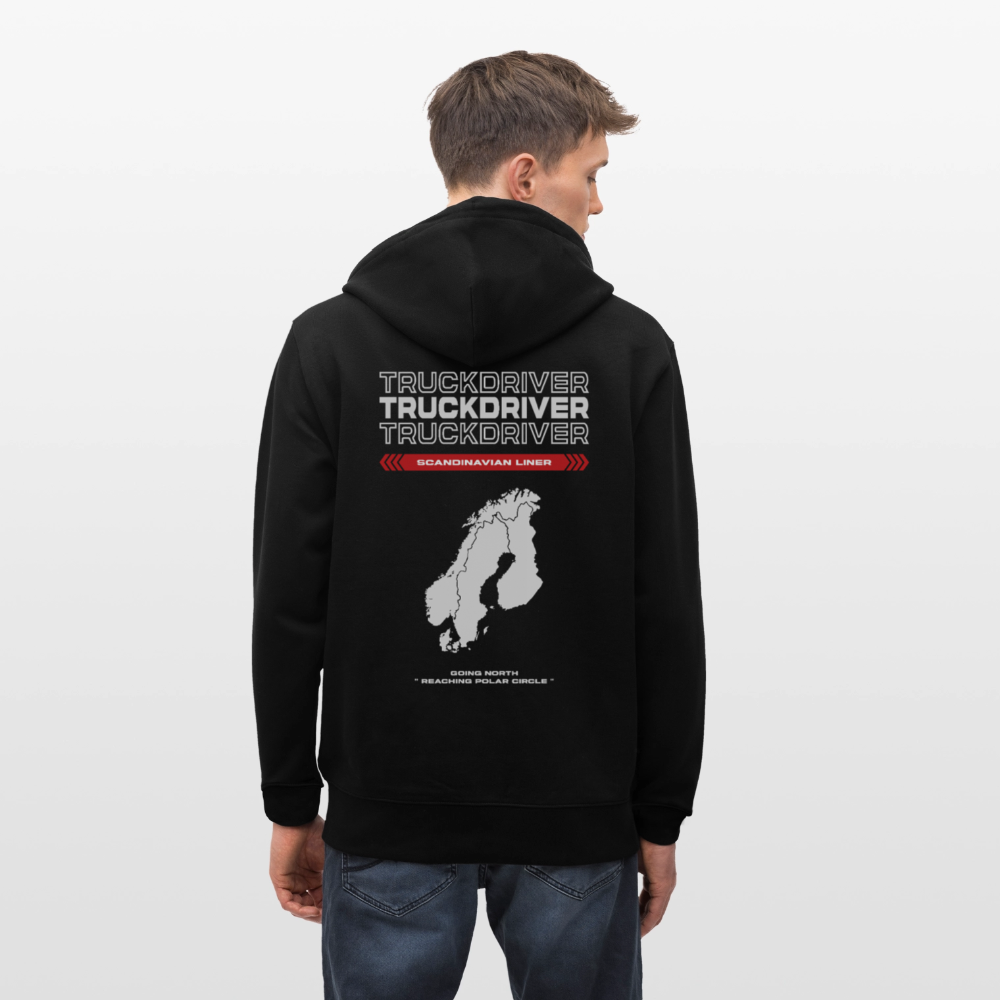 SCANDINAVIAN Liner - Zipped Hoodie - black