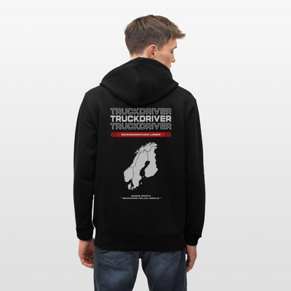 SCANDINAVIAN Liner - Zipped Hoodie - black