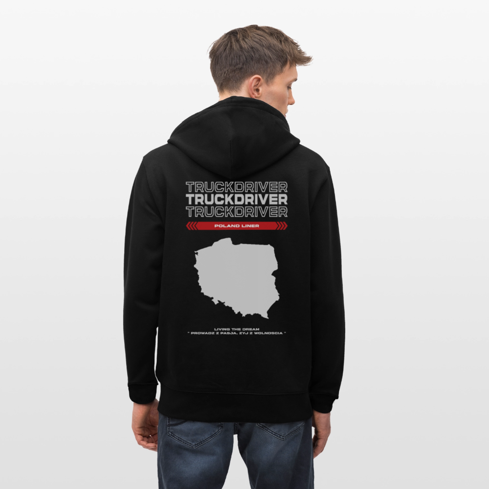 POLAND Liner - Zipped Hoodie - black