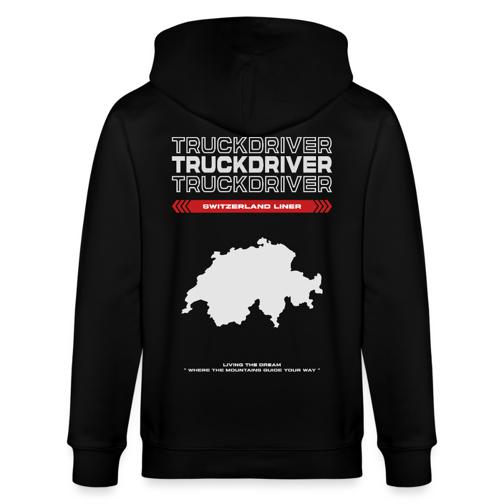 SWITZERLAND Liner - Zipped Hoodie - black