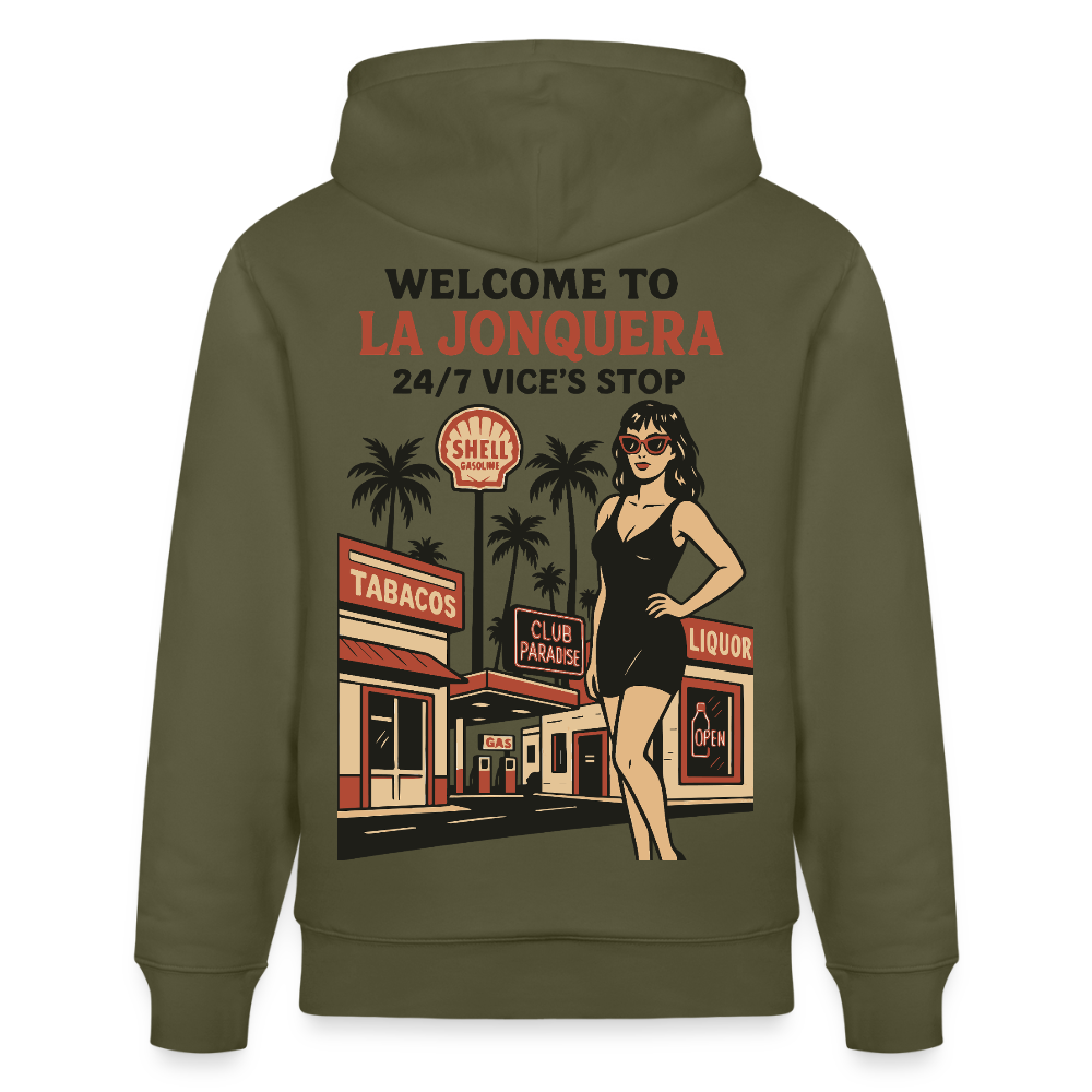 LA JONQUERA - Hoodie (more colors) - khaki green