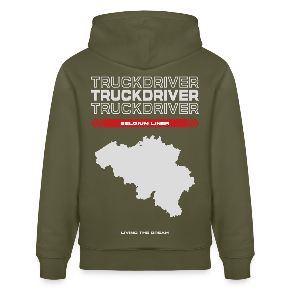 BELGIUM Liner - Hoodie - khaki green