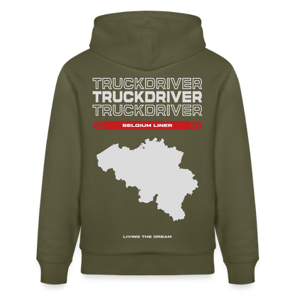BELGIUM Liner - Hoodie - khaki green