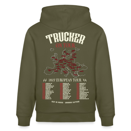 2027 - TRUCKER ON TOUR - Hoodie (LIMITED EDITION) - khaki green
