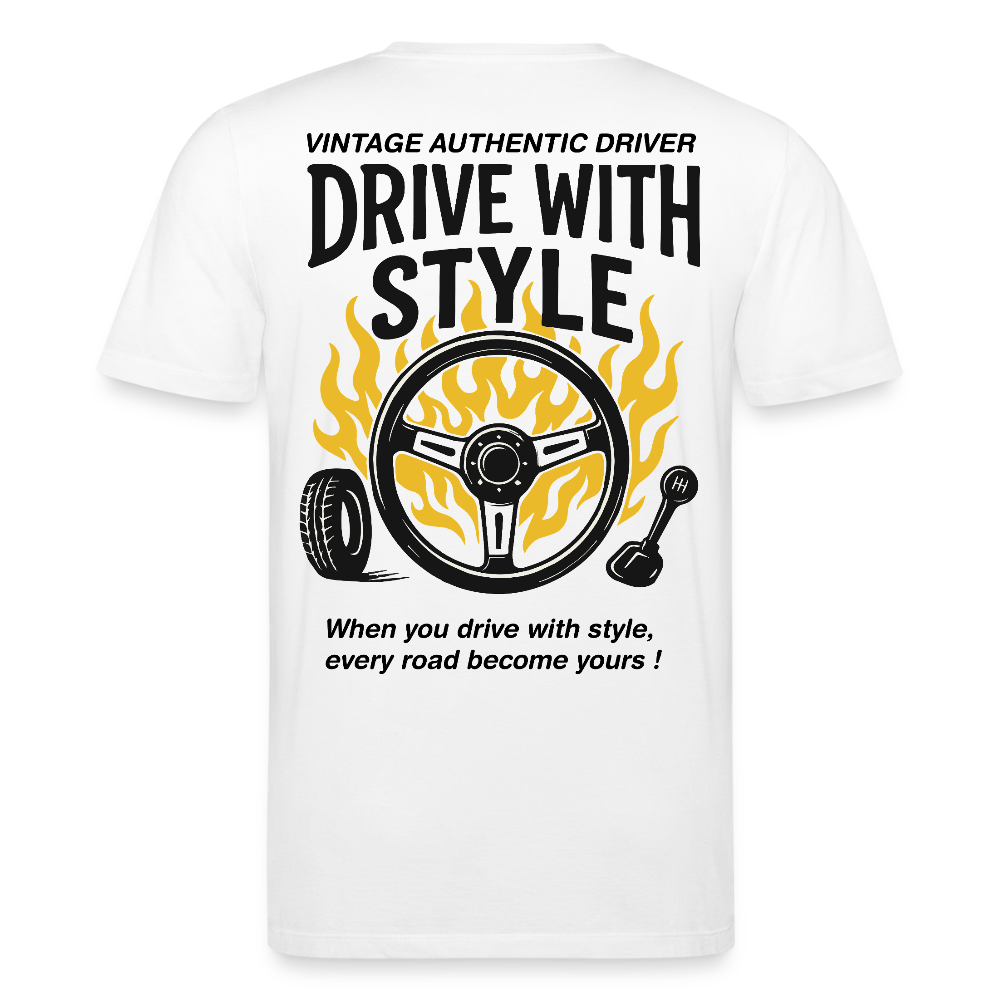 AUTHENTIC DRIVER - T-shirt - white