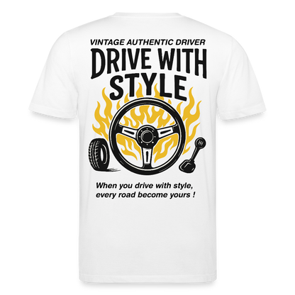 AUTHENTIC DRIVER - T-shirt - white