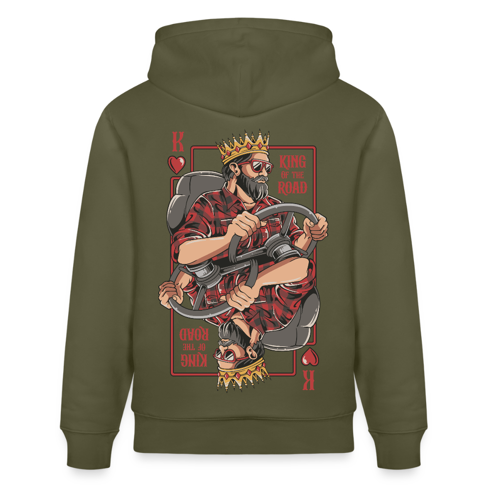 KING OF THE ROAD - Hoodie - khaki green