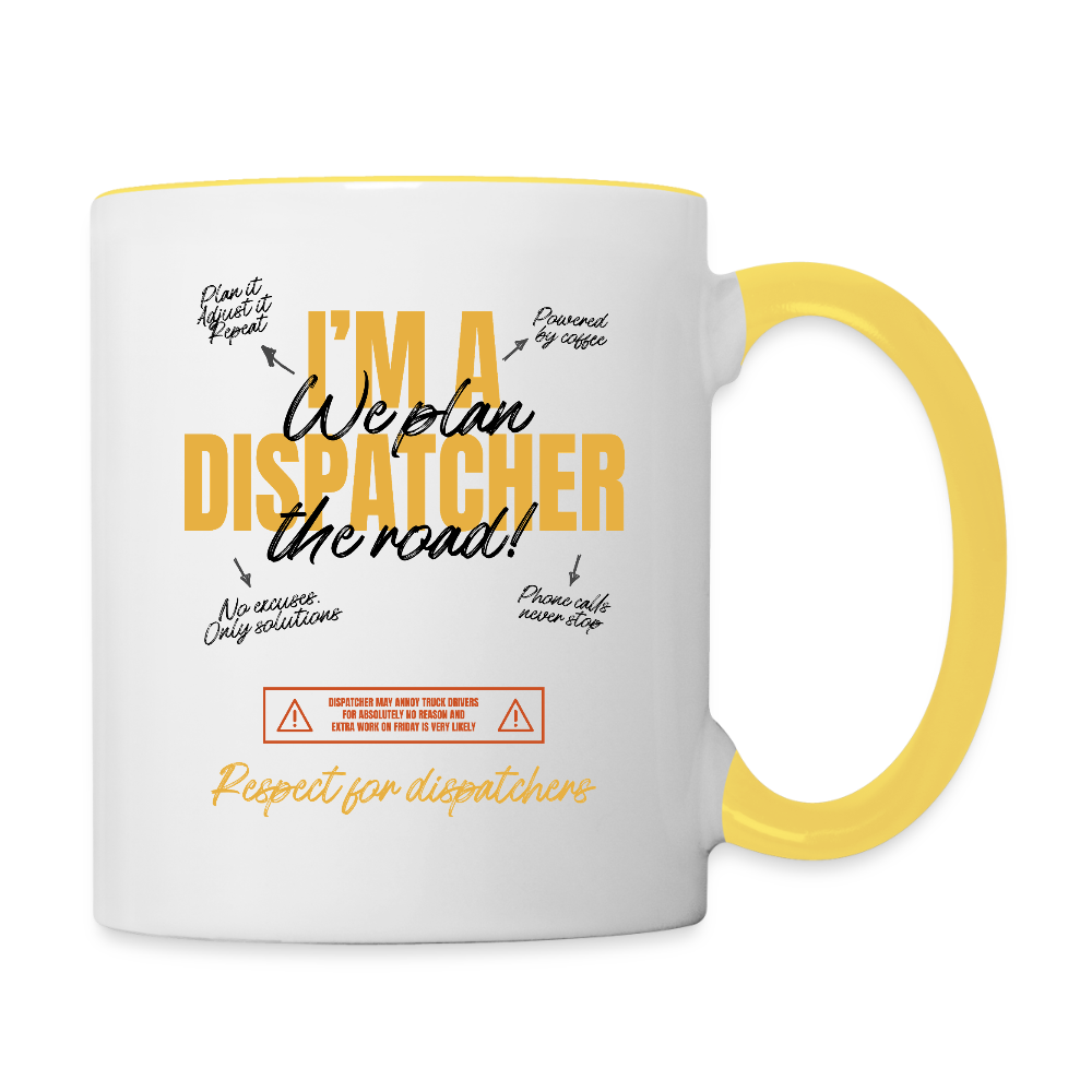 RESPECT DISPATCHER - white/yellow