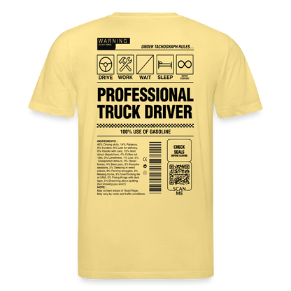 TRUCKER LABEL - T-shirt - viva yellow 