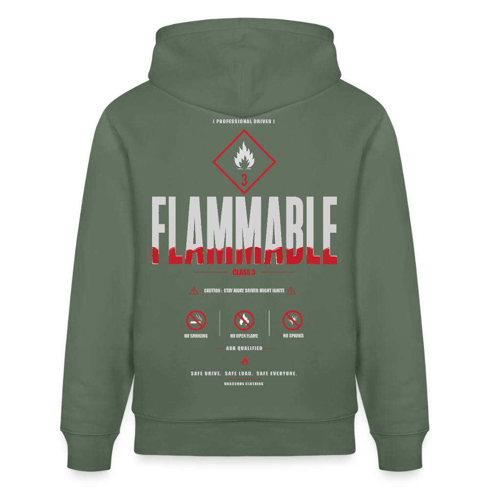 FLAMMABLE ADR V1 - Hoodie - cypress green
