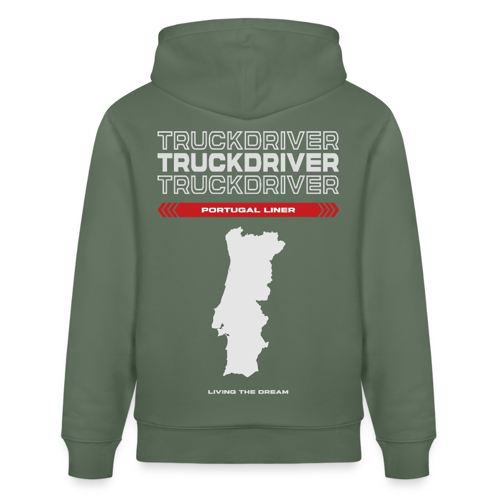 PORTUGAL Liner - Hoodie - cypress green