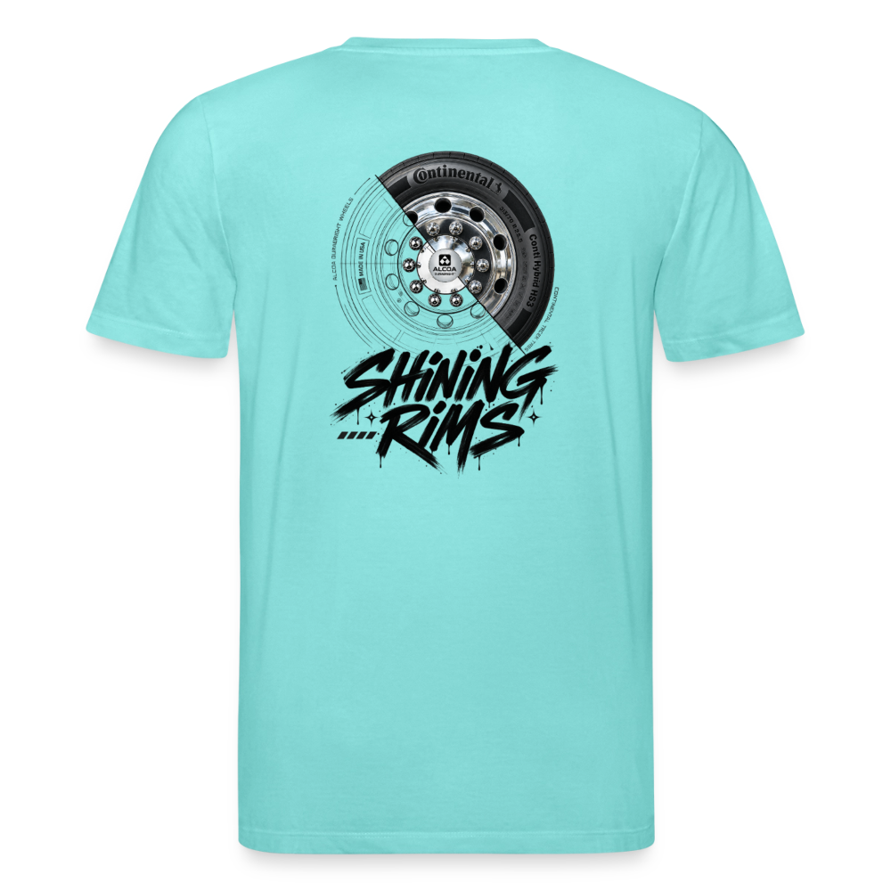 SHINING RIMS - T-shirt - pool blue
