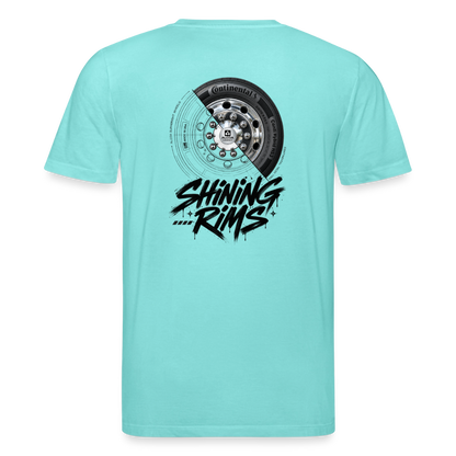 SHINING RIMS - T-shirt - pool blue