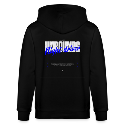 NIGHT DRIVER - Zipped Hoodie - black