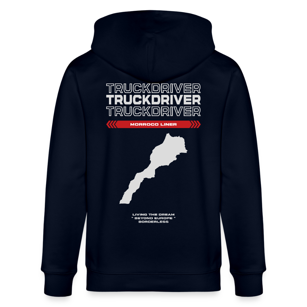 MORROCO Liner - Zipped Hoodie - navy