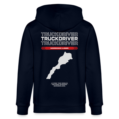 MORROCO Liner - Zipped Hoodie - navy