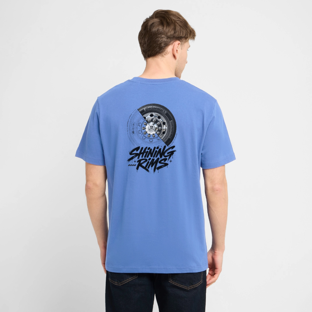 SHINING RIMS - T-shirt - mindful blue