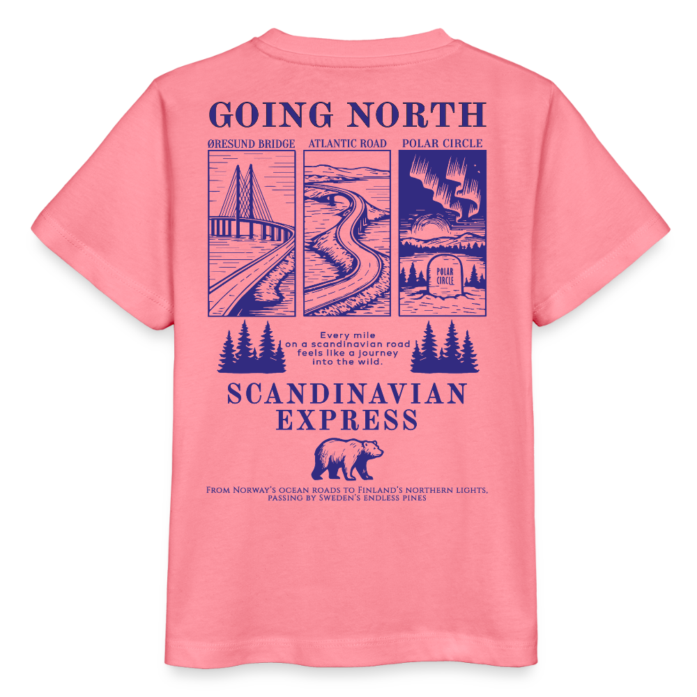GOING NORTH - T-shirt for kids - pink joy 