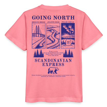 GOING NORTH - T-shirt for kids - pink joy 