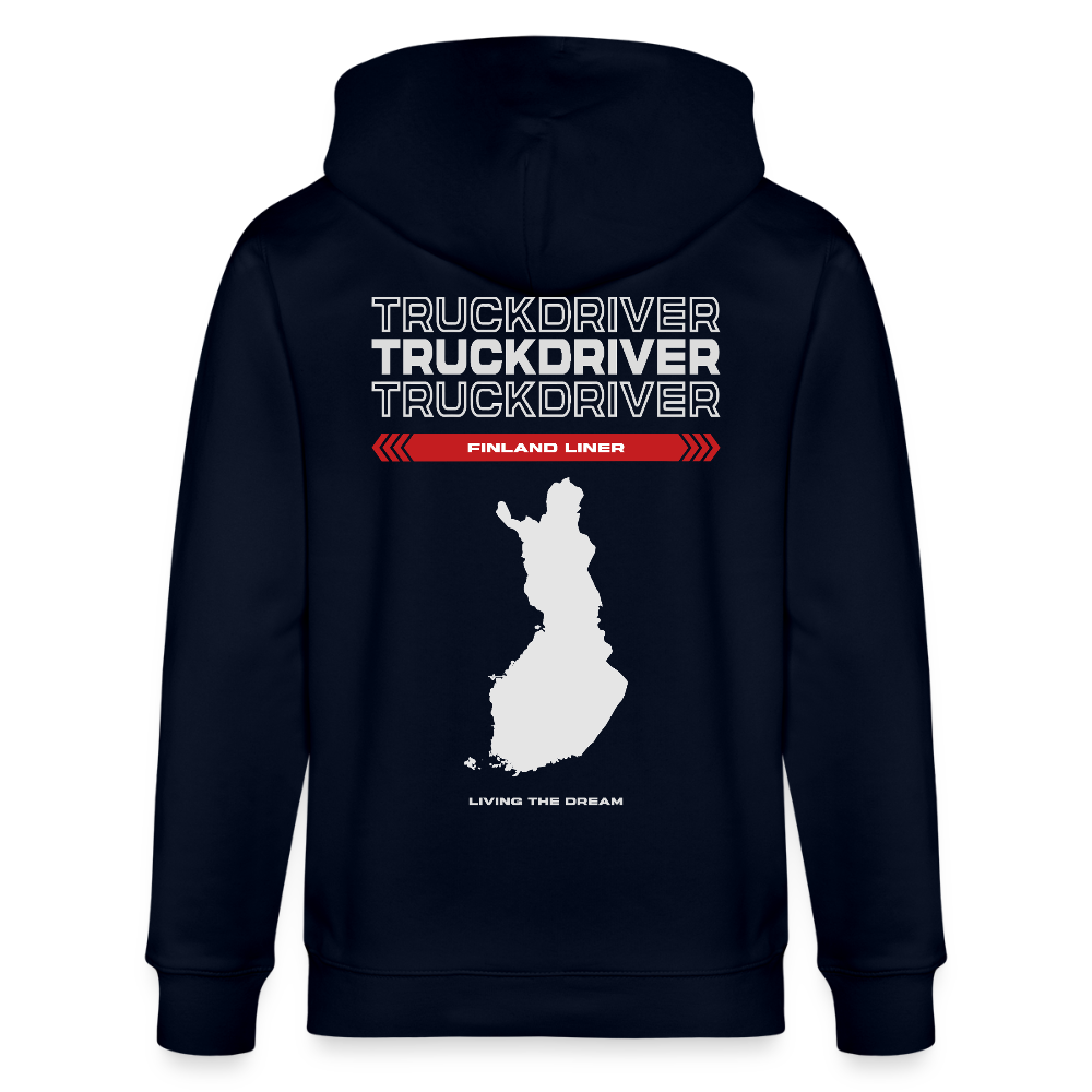 FINLAND Liner - Zipped Hoodie - navy