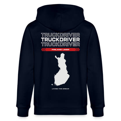 FINLAND Liner - Zipped Hoodie - navy