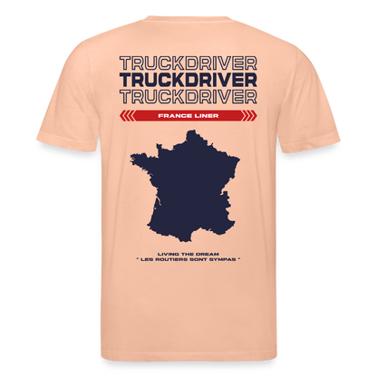 FRANCE Liner - T-shirt (more colors) - peach