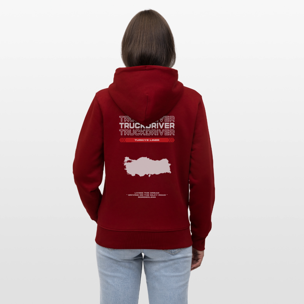 TURKIYE Liner - Zipped Hoodie - burgundy