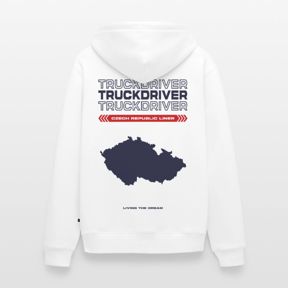 CZECH REPUBLIC Liner - Zipped Hoodie (White) - white
