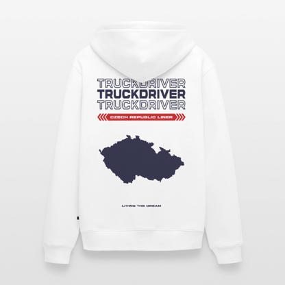CZECH REPUBLIC Liner - Zipped Hoodie (White) - white
