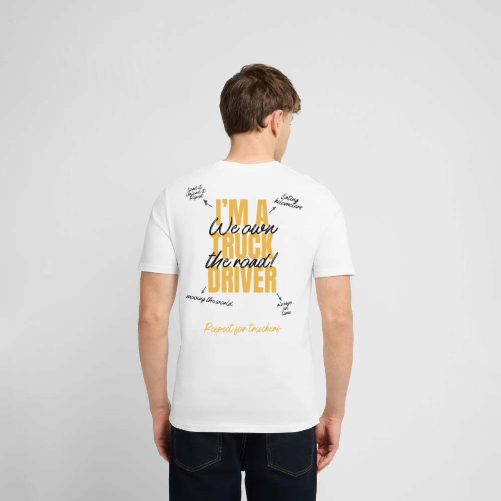 I'M A TRUCK DRIVER - T-shirt - white