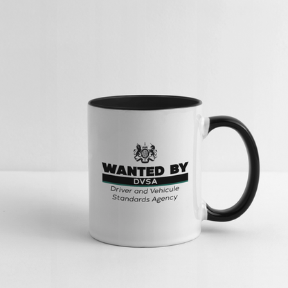 WANTED BY DVSA - Coffee Mug - white/black