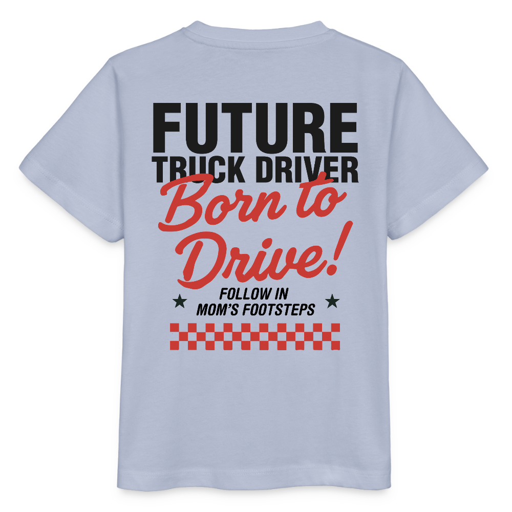 BORN TO DRIVE (MOM) - T-shirt for Kids - lavender-violet