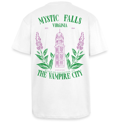 MYSTIC FALLS - THE VAMPIRES DIARIES - T-SHIRT - white