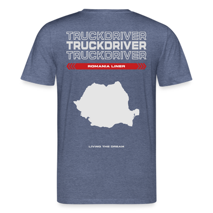 ROMANIA Liner - T-shirt - dark heather blue