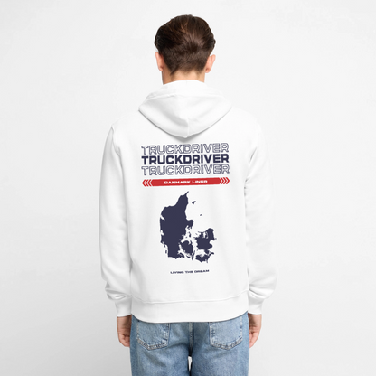 DANMARK Liner - Zipped Hoodie (White) - white