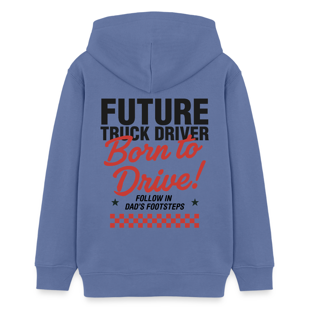 BORN TO DRIVE (DAD) - Teenagers Hoodie - bright blue