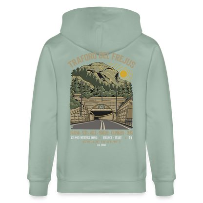 BEYOND FREJUS - Zipped Hoodie - aloe