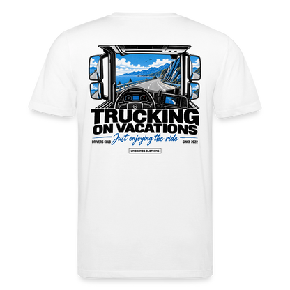 TRUCKING ON VACATIONS - T-shirt - white