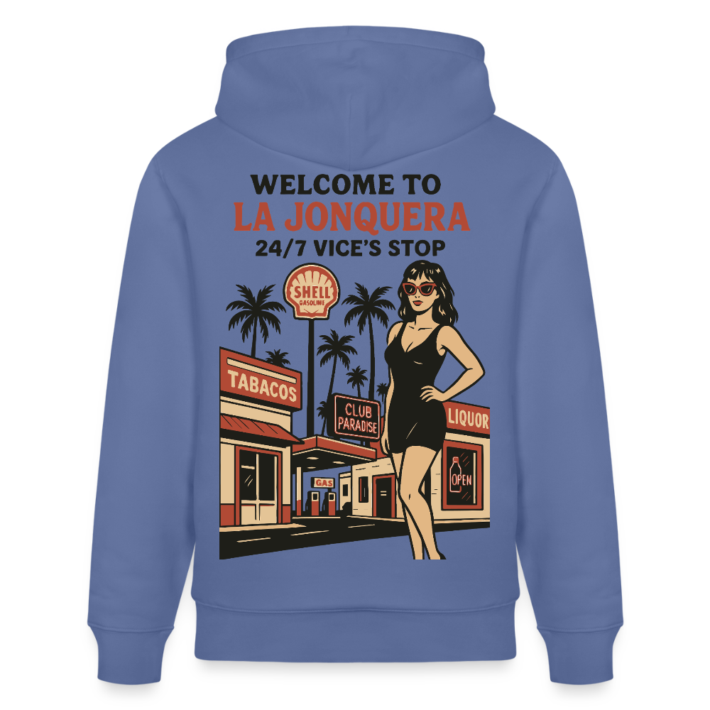 LA JONQUERA - Hoodie (more colors) - bright blue